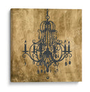 Chandelier Gilt Viii - Jennifer Goldberger | Cuadro decorativo de Canvas Lab