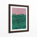 Laguna rosa y vegetación | Cuadro decorativo de Canvas Lab