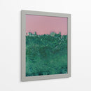 Laguna rosa y vegetación | Cuadro decorativo de Canvas Lab
