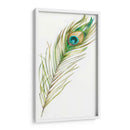 Acuarela Peacock Feather Ii - Ethan Harper | Cuadro decorativo de Canvas Lab