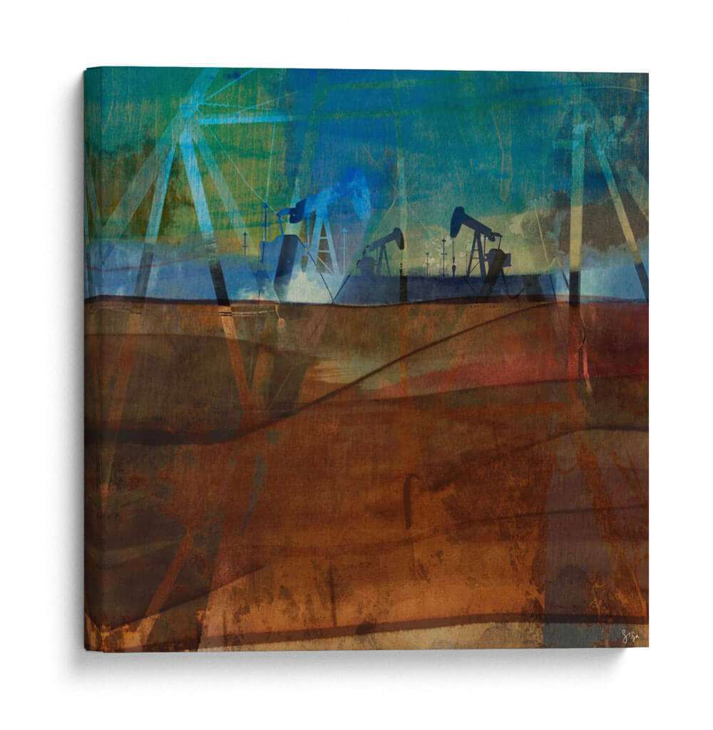 Extracción De Petróleo Extracción Ii - Sisa Jasper | Cuadro decorativo de Canvas Lab
