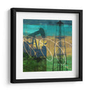 Plataforma Petrolera Y Petróleo Poy Collage - Sisa Jasper | Cuadro decorativo de Canvas Lab