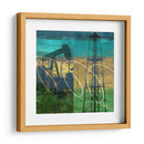 Plataforma Petrolera Y Petróleo Poy Collage - Sisa Jasper | Cuadro decorativo de Canvas Lab