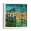 Plataforma Petrolera Y Petróleo Poy Collage - Sisa Jasper | Cuadro decorativo de Canvas Lab
