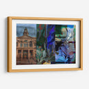 Texas Steer Collage - Sisa Jasper | Cuadro decorativo de Canvas Lab