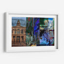 Texas Steer Collage - Sisa Jasper | Cuadro decorativo de Canvas Lab