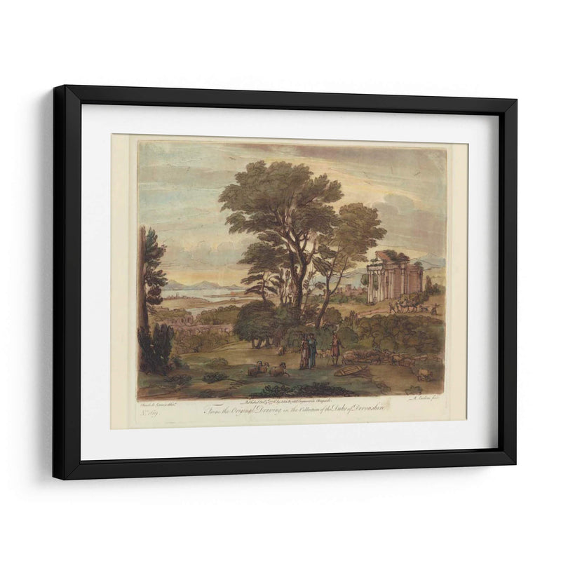 Vista Italiana I - Claude Lorrain | Cuadro decorativo de Canvas Lab