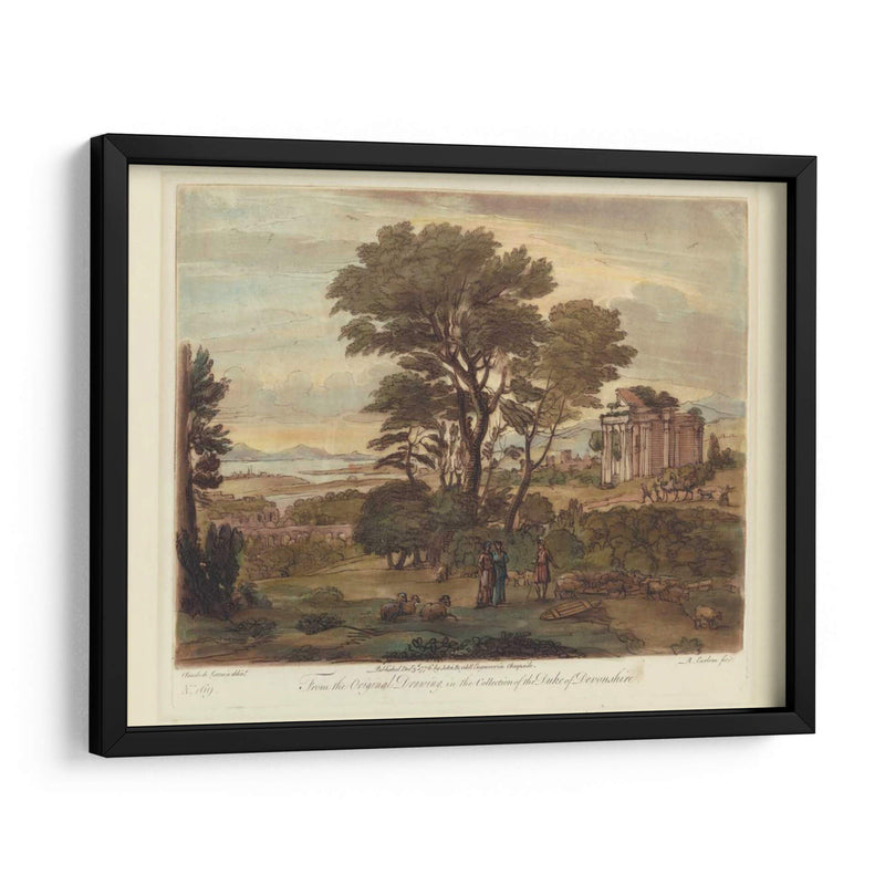 Vista Italiana I - Claude Lorrain | Cuadro decorativo de Canvas Lab