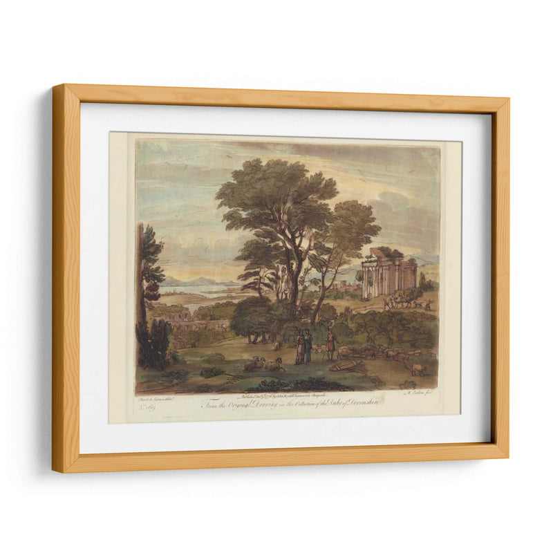 Vista Italiana I - Claude Lorrain | Cuadro decorativo de Canvas Lab