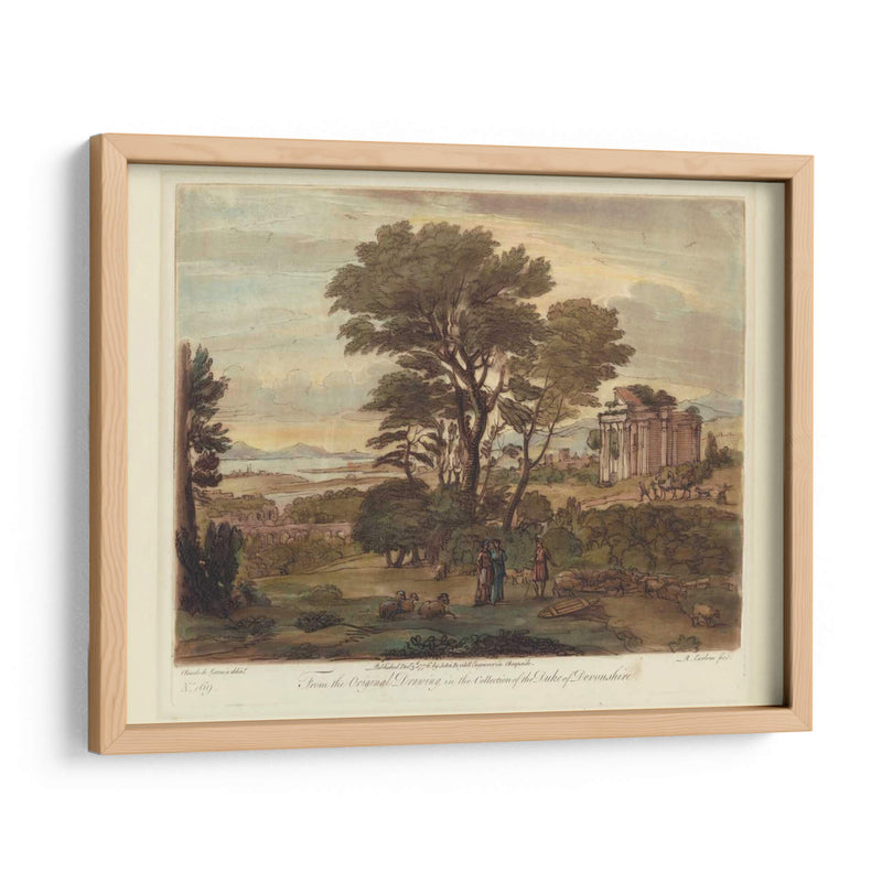 Vista Italiana I - Claude Lorrain | Cuadro decorativo de Canvas Lab