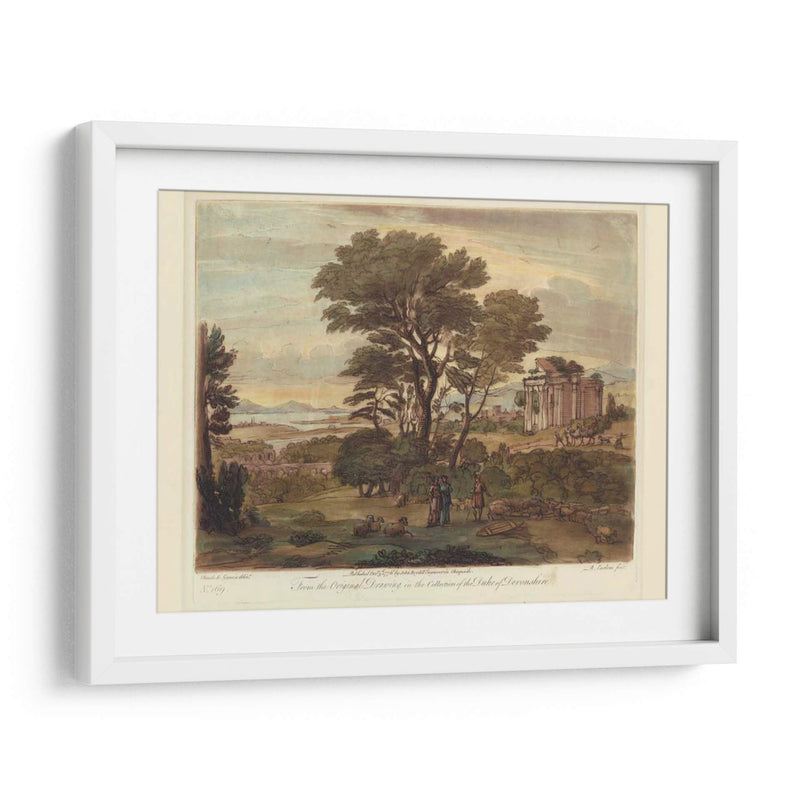 Vista Italiana I - Claude Lorrain | Cuadro decorativo de Canvas Lab