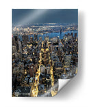 Luces cálidas en la ciudad | Cuadro decorativo de Canvas Lab