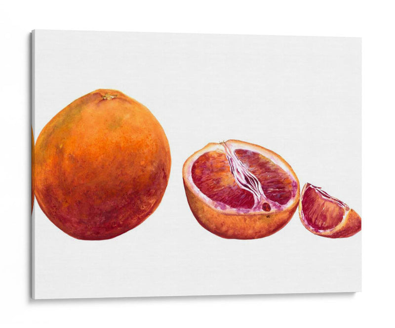 Acuarela Sanguínea Naranja - Michael Willett | Cuadro decorativo de Canvas Lab