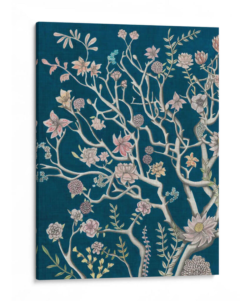 Noche De Índigo Chinoiserie I - Naomi McCavitt | Cuadro decorativo de Canvas Lab