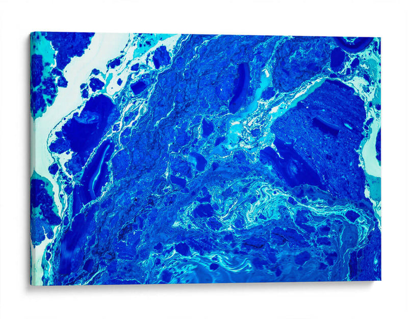 Marmoleado azul | Cuadro decorativo de Canvas Lab