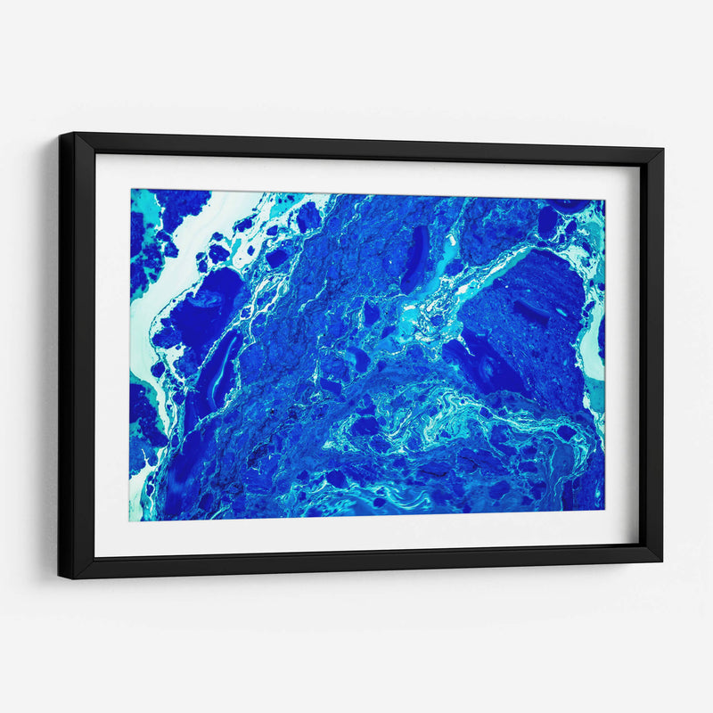 Marmoleado azul | Cuadro decorativo de Canvas Lab