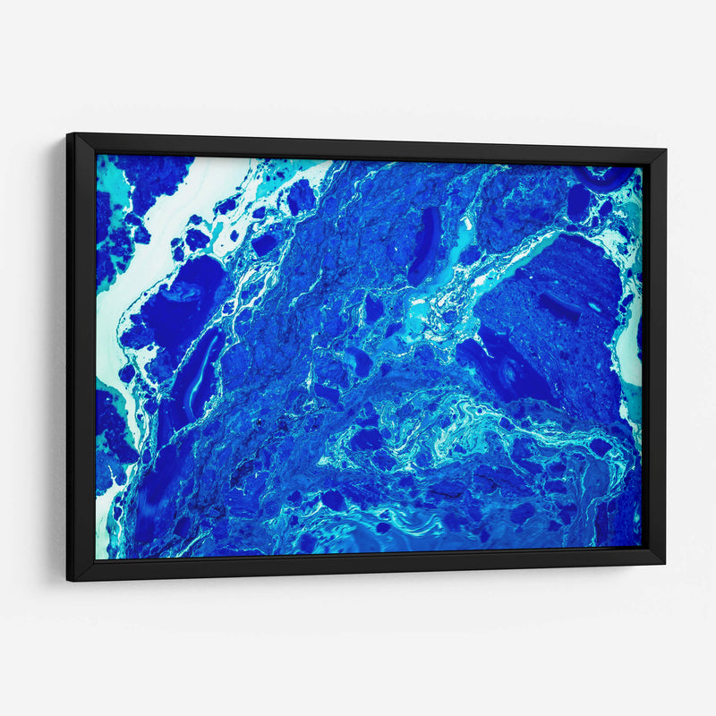 Marmoleado azul | Cuadro decorativo de Canvas Lab
