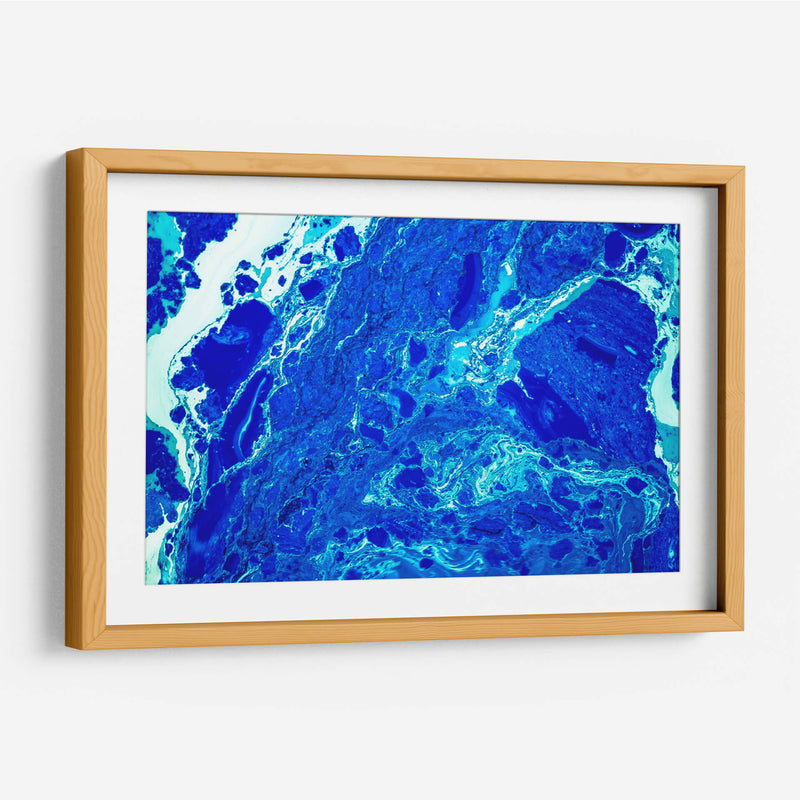 Marmoleado azul | Cuadro decorativo de Canvas Lab
