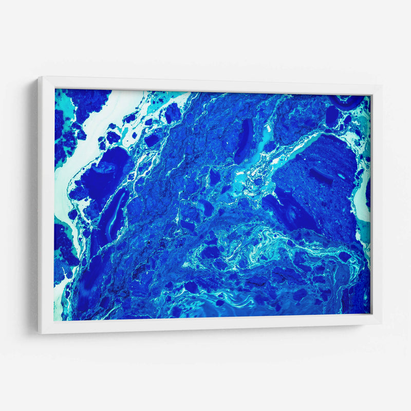 Marmoleado azul | Cuadro decorativo de Canvas Lab