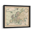 Mapa Histórico De Europa - Laurie and White | Cuadro decorativo de Canvas Lab