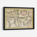 Mapa De Los Grandes Lagos | Cuadro decorativo de Canvas Lab