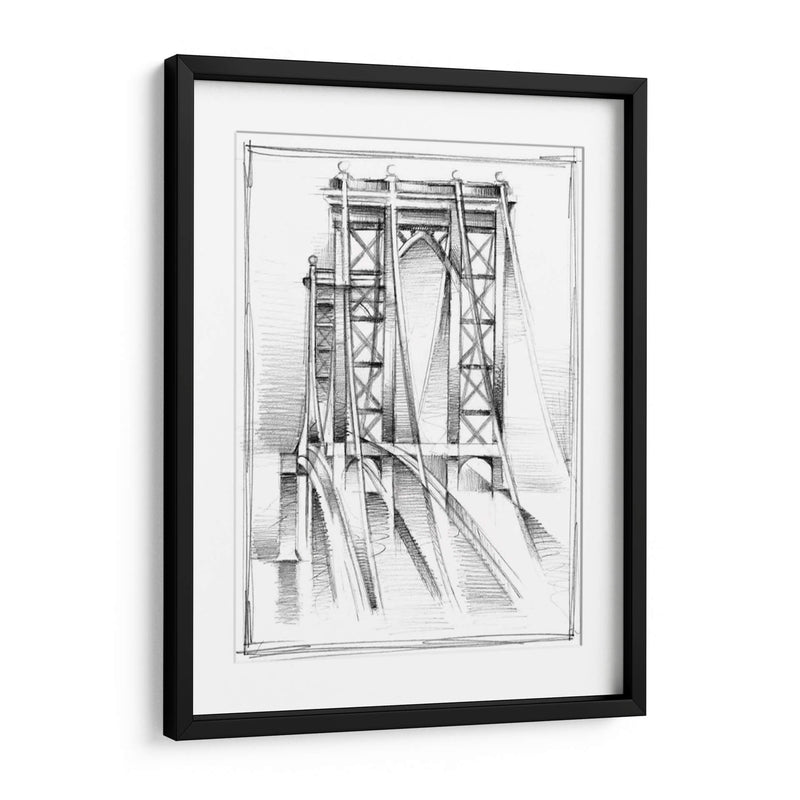 Art Deco Bridge Study I - Ethan Harper | Cuadro decorativo de Canvas Lab