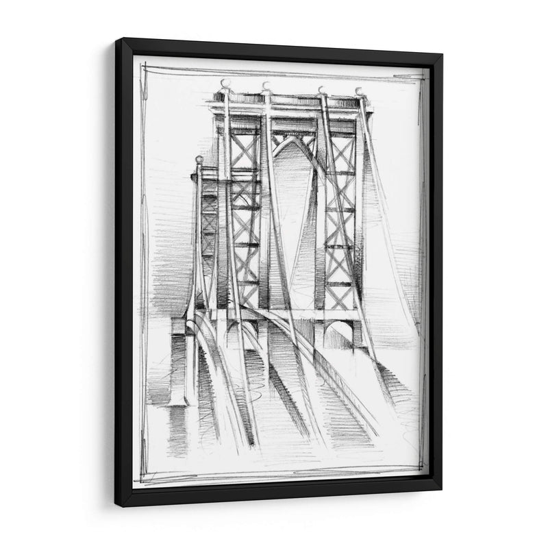 Art Deco Bridge Study I - Ethan Harper | Cuadro decorativo de Canvas Lab