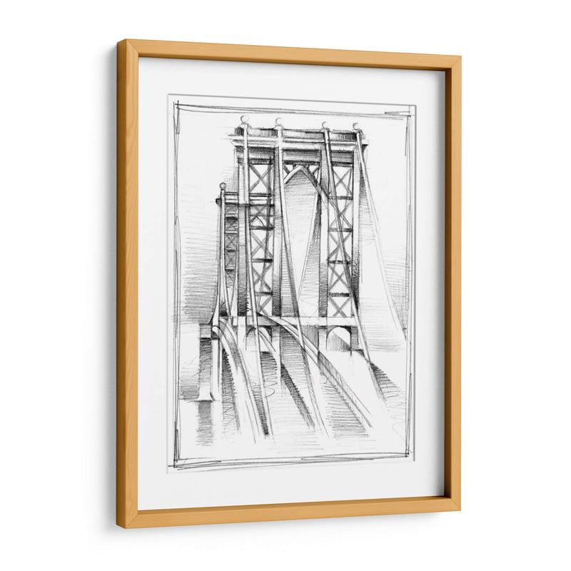 Art Deco Bridge Study I - Ethan Harper | Cuadro decorativo de Canvas Lab