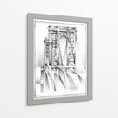 Art Deco Bridge Study I - Ethan Harper | Cuadro decorativo de Canvas Lab