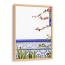 Mosaico y bugambilia | Cuadro decorativo de Canvas Lab