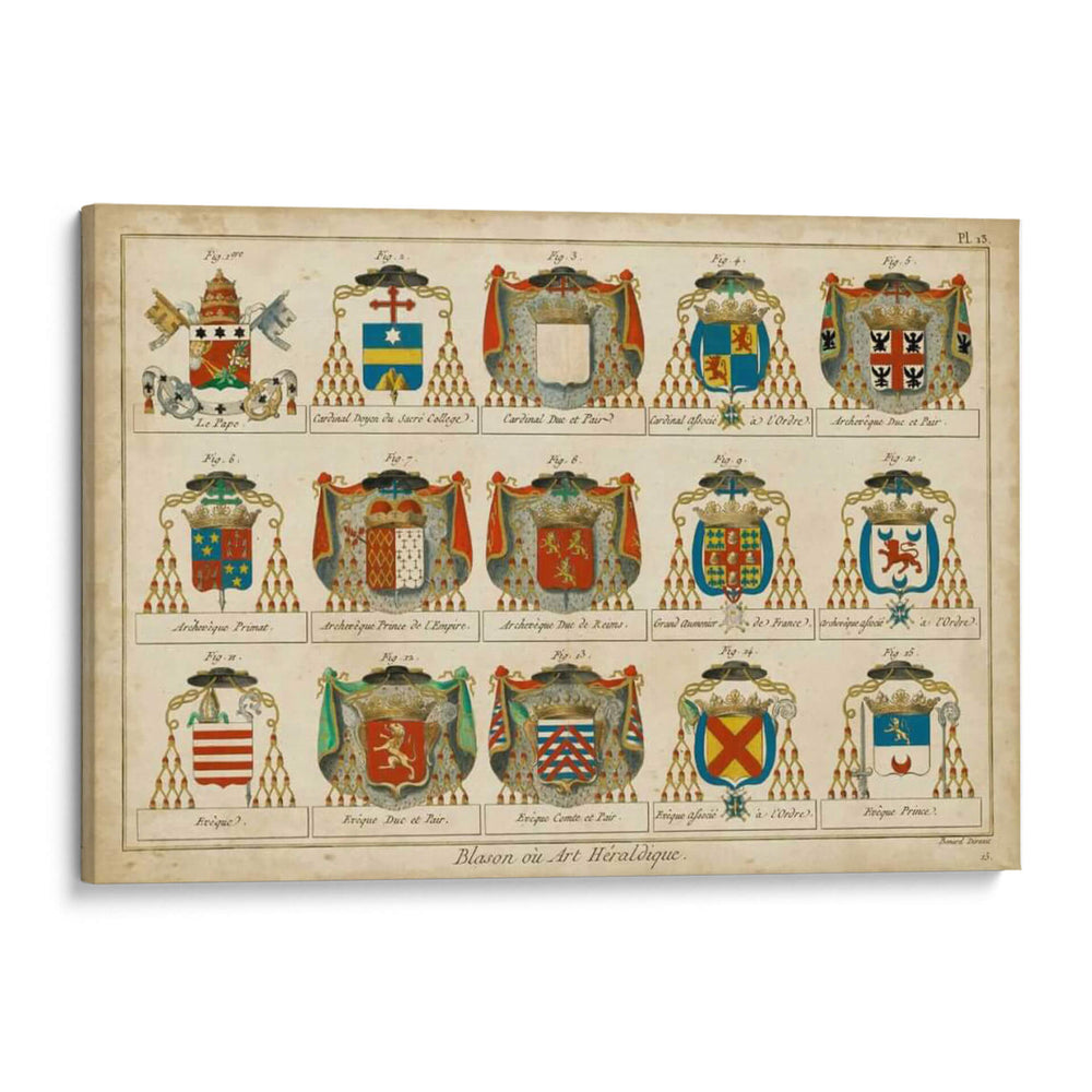 Art Heraldique Ii - Vintage Collection | Cuadro decorativo de Canvas Lab