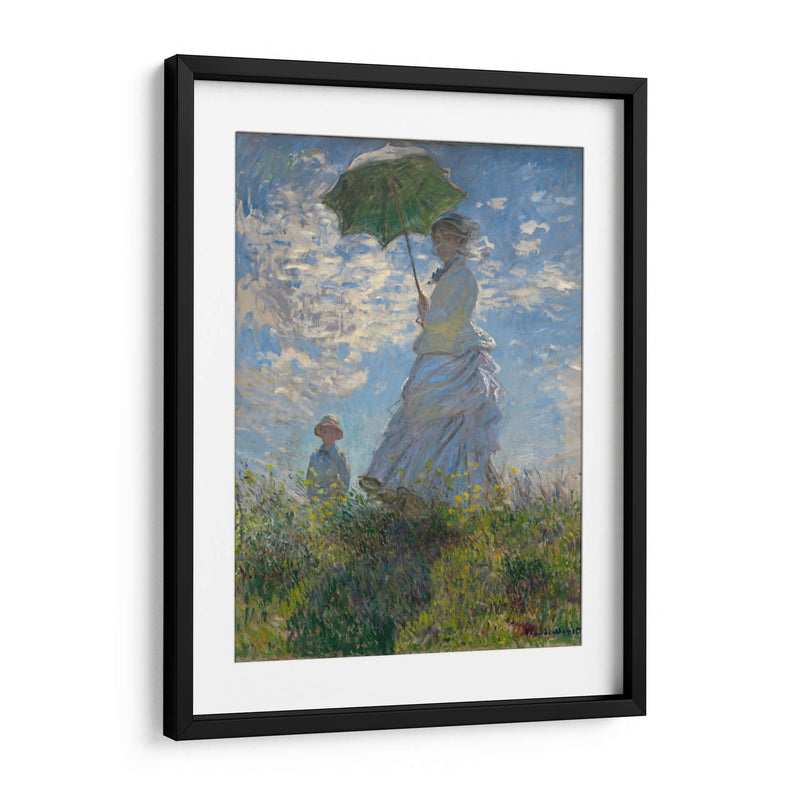 Mujer con sombrilla - Claude Monet | Cuadro decorativo de Canvas Lab