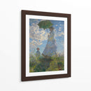 Mujer con sombrilla - Claude Monet | Cuadro decorativo de Canvas Lab