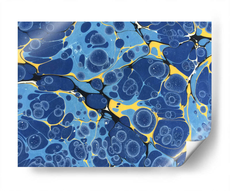 Mundo celular azul | Cuadro decorativo de Canvas Lab