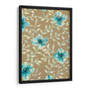 Flores Azules Doradas I - Grace Popp | Cuadro decorativo de Canvas Lab