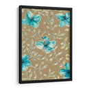 Flores Azules Doradas Ii - Grace Popp | Cuadro decorativo de Canvas Lab