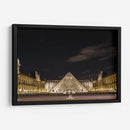 Museo de Louve bajo las estrellas | Cuadro decorativo de Canvas Lab