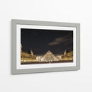 Museo de Louve bajo las estrellas | Cuadro decorativo de Canvas Lab