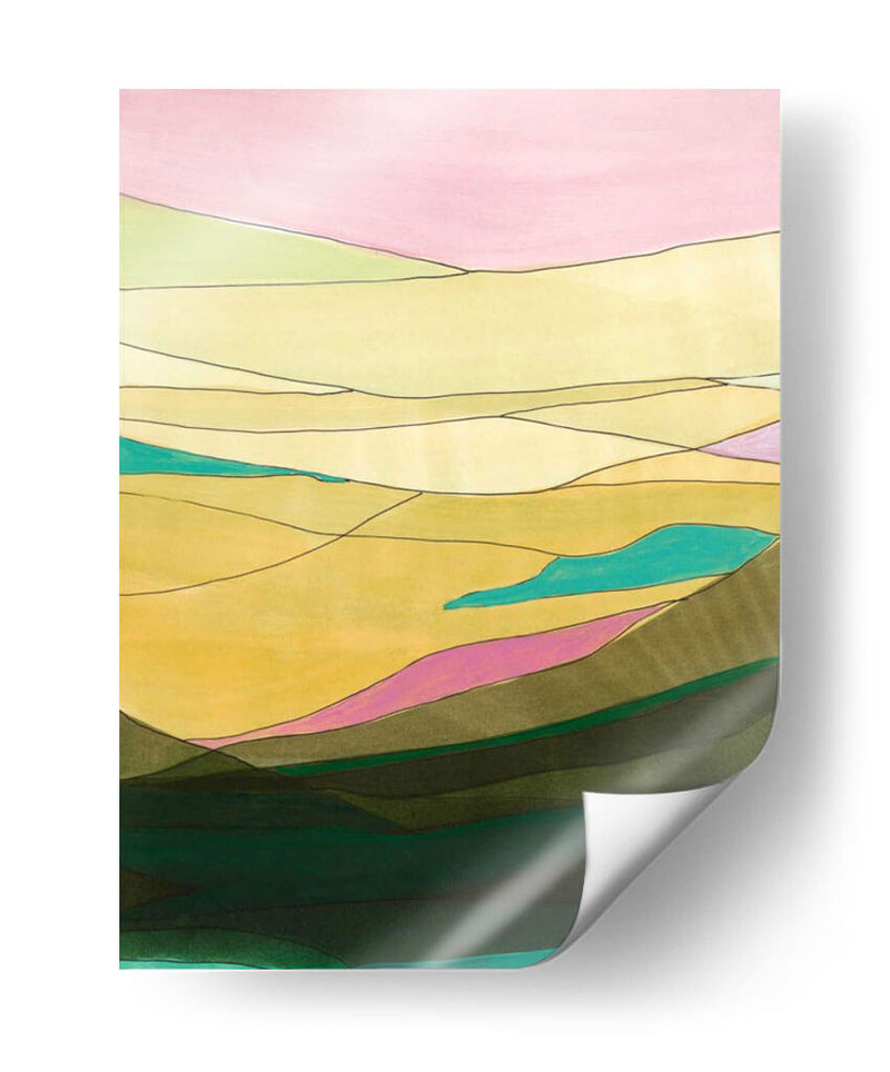 Pink Hills I - Jodi Fuchs | Cuadro decorativo de Canvas Lab