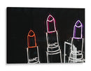 Neon lipsticks | Cuadro decorativo de Canvas Lab