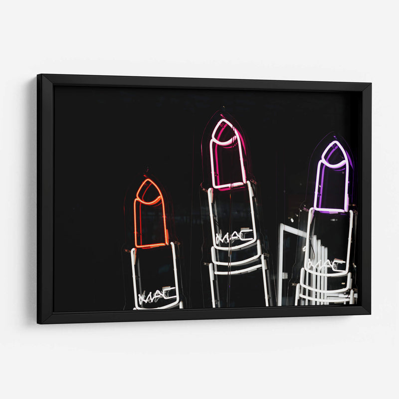 Neon lipsticks | Cuadro decorativo de Canvas Lab