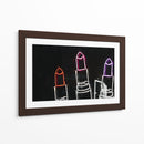 Neon lipsticks | Cuadro decorativo de Canvas Lab