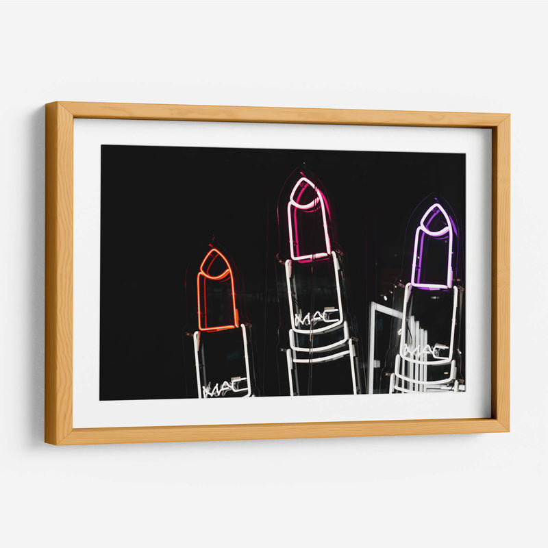 Neon lipsticks | Cuadro decorativo de Canvas Lab