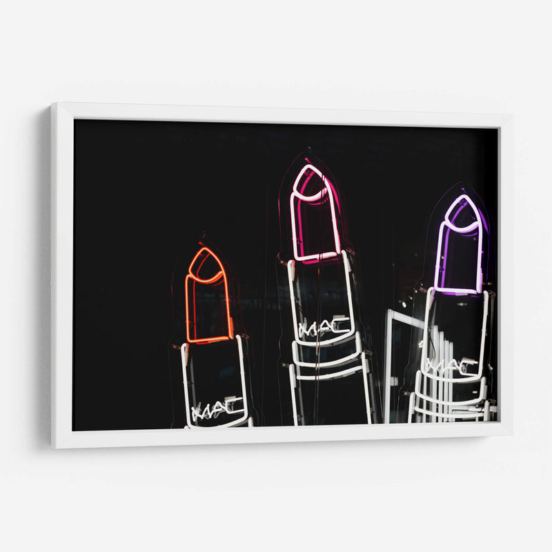 Neon lipsticks | Cuadro decorativo de Canvas Lab