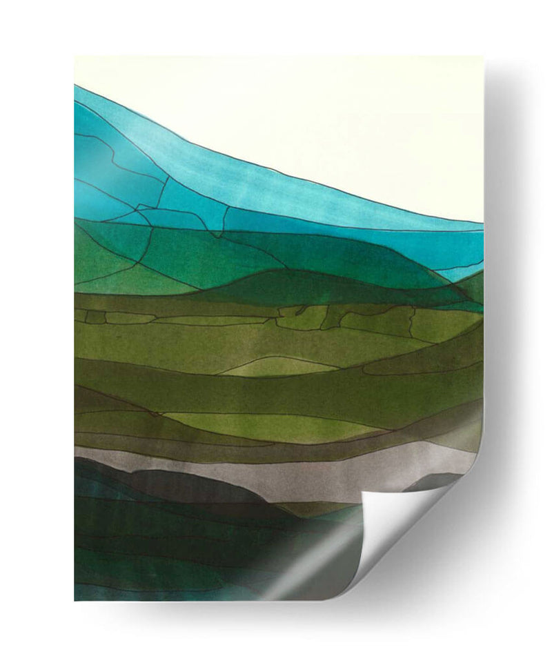 Blue Hills Ii - Jodi Fuchs | Cuadro decorativo de Canvas Lab