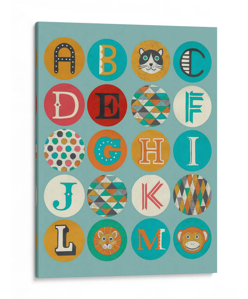 Luciens Alphabet I - Chariklia Zarris | Cuadro decorativo de Canvas Lab