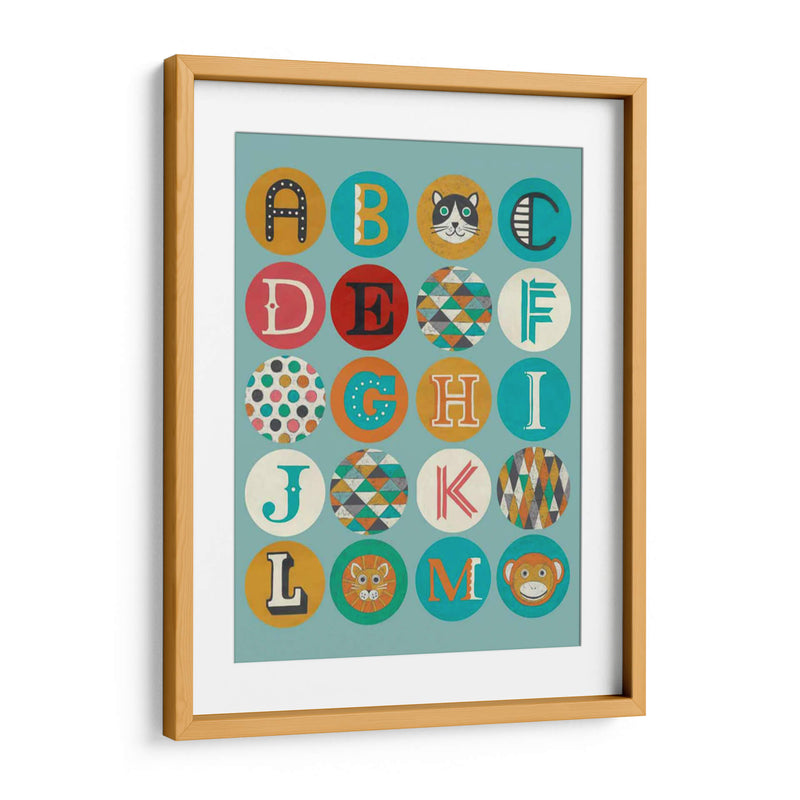 Luciens Alphabet I - Chariklia Zarris | Cuadro decorativo de Canvas Lab