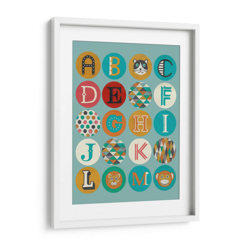 Luciens Alphabet I - Chariklia Zarris | Cuadro decorativo de Canvas Lab