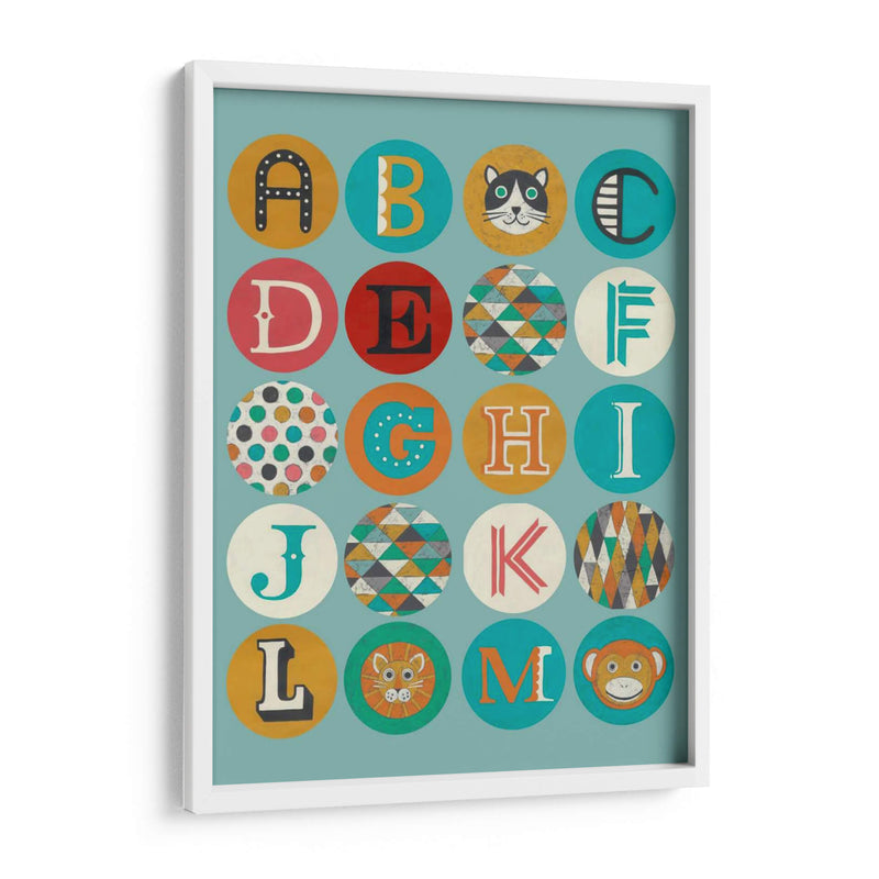 Luciens Alphabet I - Chariklia Zarris | Cuadro decorativo de Canvas Lab