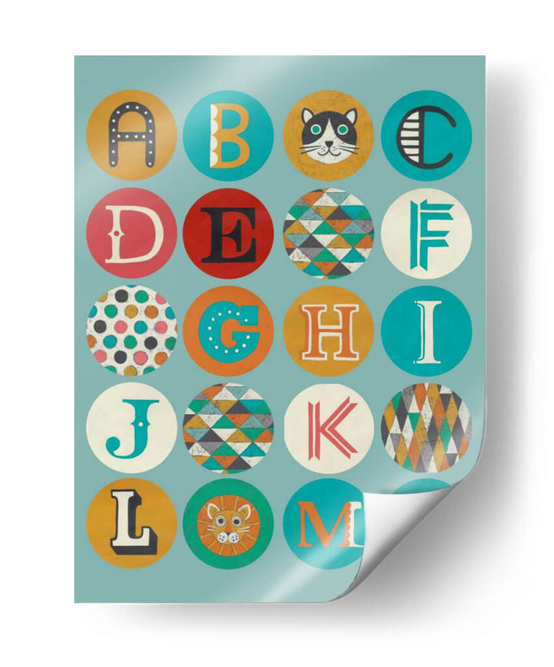 Luciens Alphabet I - Chariklia Zarris | Cuadro decorativo de Canvas Lab